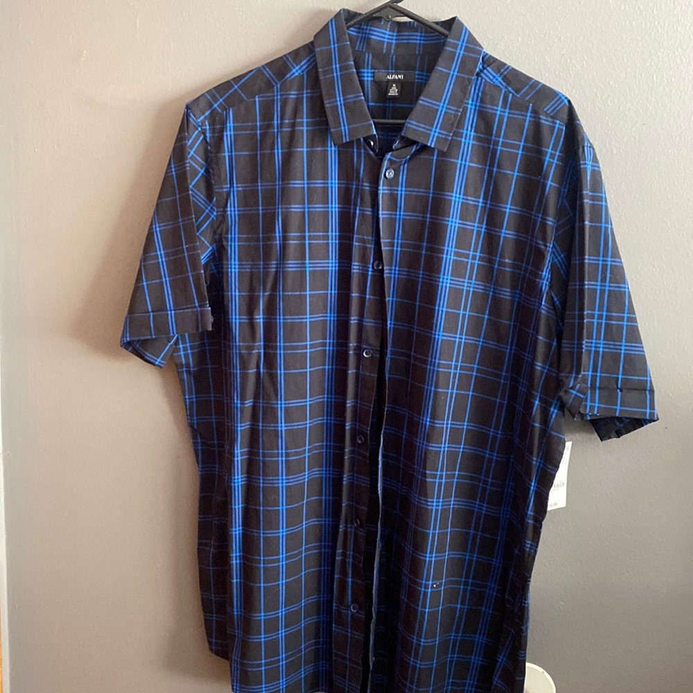 Alfani XL short sleeve button up